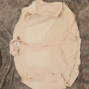 Frank and Eileen Eileen Button Down in Soft Pink Ombre Size L, New With Tags!